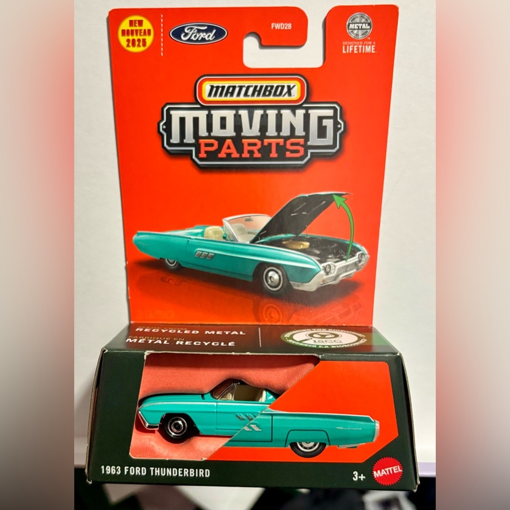 Matchbox Moving Parts 1963 Ford Thunderbird
